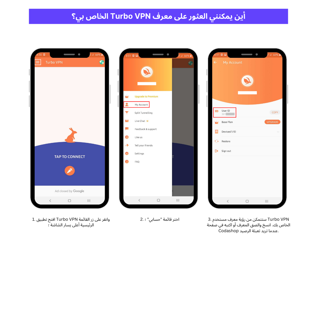 Where Can I Find My Turbo VPN ID(ARB).png